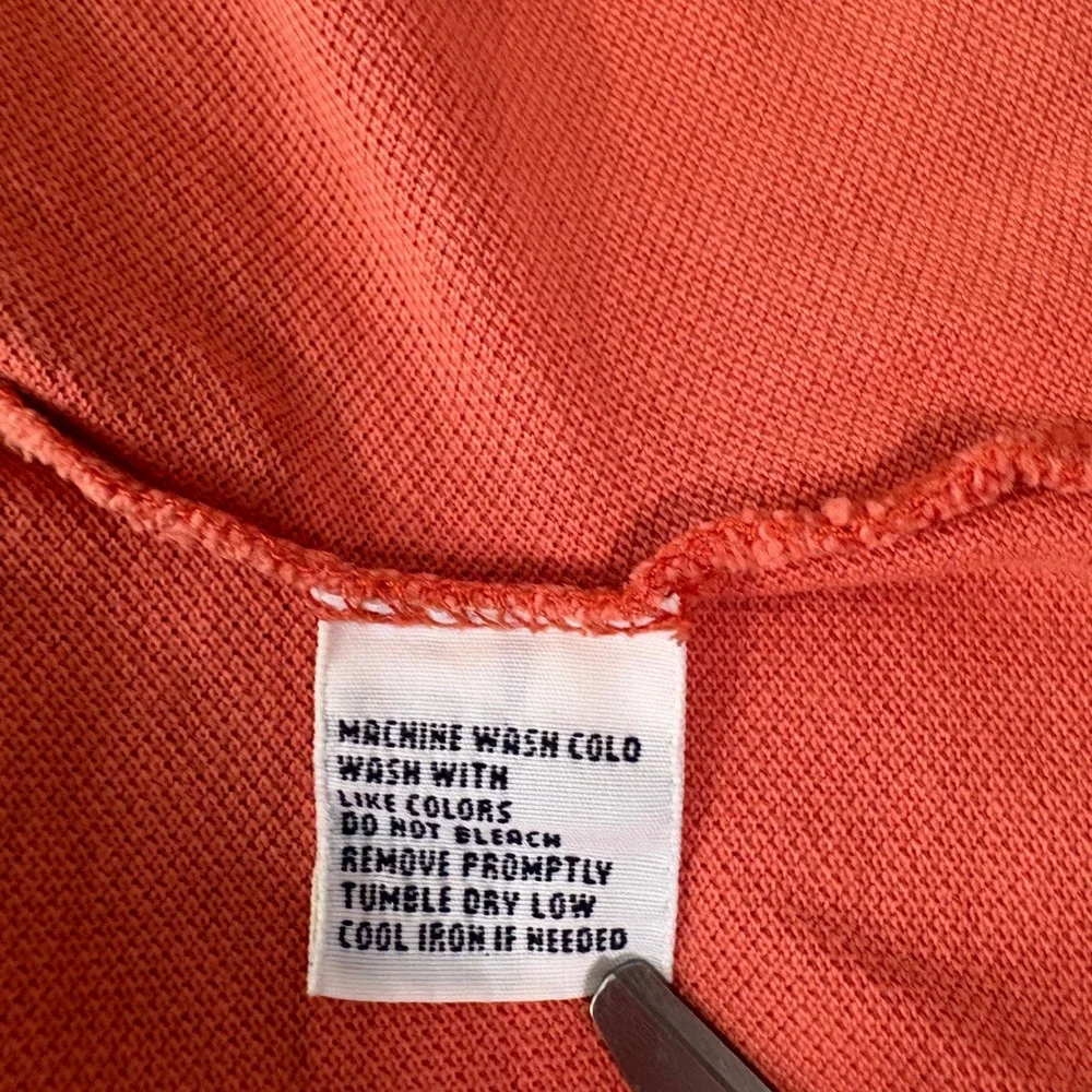 Polo Ralph Lauren Polo Shirt Mens M Orange Short Sleeve Pique Cotton Classic Fit